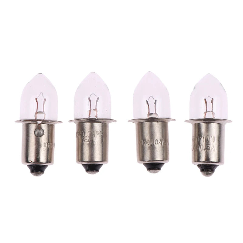 P13.5S Flashlight Replacement Bulbs 2.4V–7.2V Torch Lamp Replacement Light Bulb Richie's