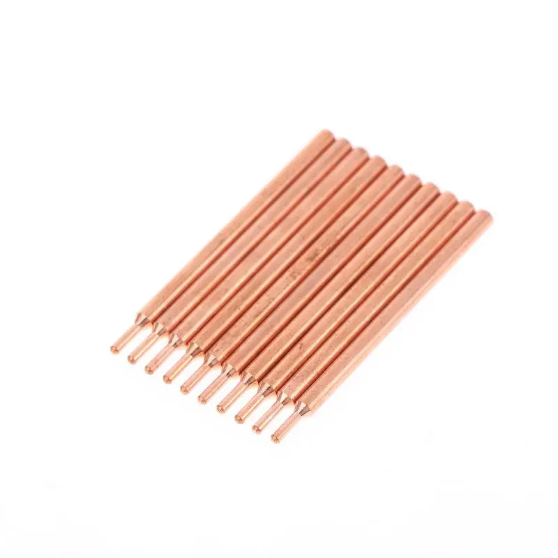 Copper Spot Welding Needles 3×50mm Electrode Tips 18650 Battery Spot Welding Electrode Richie's 10pcs