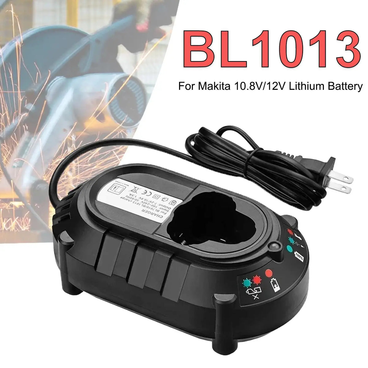 Makita BL1013 BL1014 12V Li-ion Battery Charger DC10WA Battery Charger Richie's