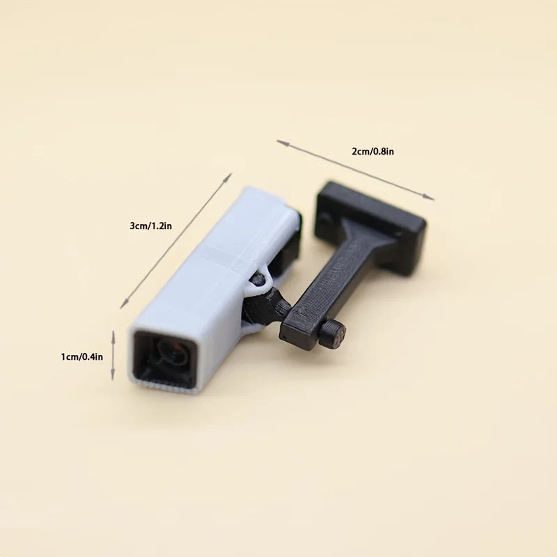 1:12 Scale Miniature Security Camera Props – Dollhouse Decor Set Dollhouse Miniature Prop Richie's