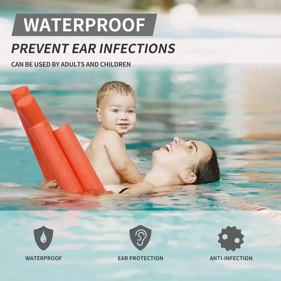Soft Silicone Gel Earplugs – Reusable, Waterproof, Noise Cancelling Silicone Earplugs Richie's