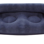 Inflatable Flocked Sofa with Armrest – Portable Air Couch Inflatable Sofa Richie's