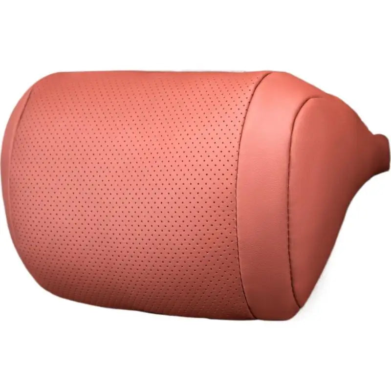 Luxury Leather Car Neck Headrest Pillow – Ergonomic Support Car Headrest Pillow Richie's Red