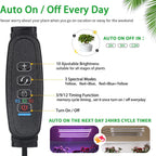 Full Spectrum LED Grow Light Bar USB 5V Dimmable Timer Indoor Plants LED Grow Light Richie's