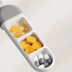 2-Pack 3-Compartment Pill Organizer with Carrying Loop Pill Organizer Richie's