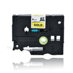 9mm TZe-221 Laminated Label Tape for Brother P-Touch Printers Label Maker Tape Richie's black on gold