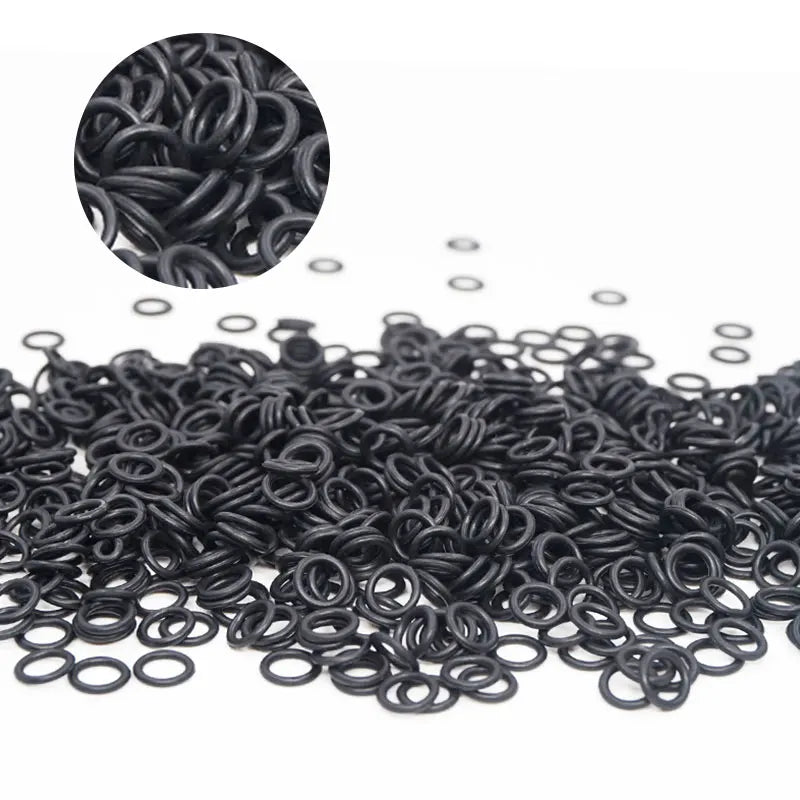 30PCS Black NBR O-Ring Seals CS1.2mm OD5-20mm Nitrile Rubber Rubber O-Ring Seals Richie's