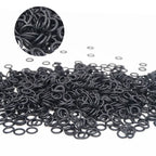 30PCS Black NBR O-Ring Seals CS1.2mm OD5-20mm Nitrile Rubber Rubber O-Ring Seals Richie's
