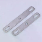 304 Stainless Steel Double Hole Flat Gasket Straight Plate Metal Flat Gasket Richie's