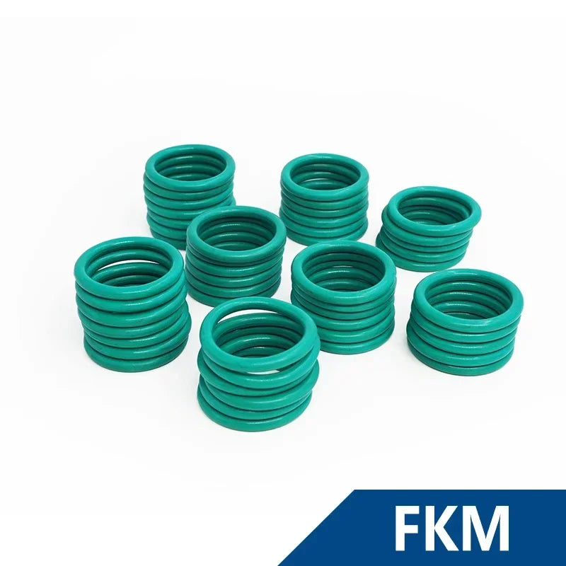 Green FKM O-Rings CS 2.4mm – Fluorine Rubber Seals & Gaskets Rubber O-Ring Seals Richie's