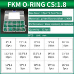 NBR Silicone FKM O-Ring Repair Kit – 1.8mm & 2.65mm Gasket Set O-Ring Repair Kit Richie's 86-FG-BW125M