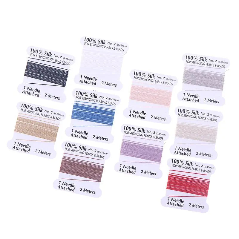0.45mm Natural Silk Cord Rope – DIY Jewelry Making Thread Jewelry Making Cord Richie's