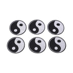 6pcs Yin Yang Iron On Embroidered Cotton Patches – DIY Sew On Embroidered Iron-On Patch Richie's