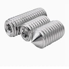 DIN914 Hex Socket Grub Set Screws M2–M6 Black Cup Point Grub Set Screws Richie's