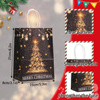 Black & Gold Christmas Gift Bags with Handles – 12/24 Pack Christmas Gift Bags Richie's