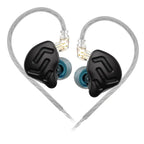 KZ ZNA HiFi In-Ear Monitor Earphones – Detachable Cable In-Ear Monitor Earphones Richie's ZNA Black No MIC