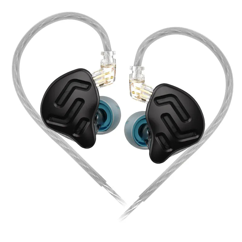 KZ ZNA HiFi In-Ear Monitor Earphones – Detachable Cable In-Ear Monitor Earphones Richie's ZNA Black No MIC