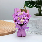 7-Head Soap Flower Bouquet | Mini Table Centerpiece Gift Soap Flower Bouquet Richie's 06