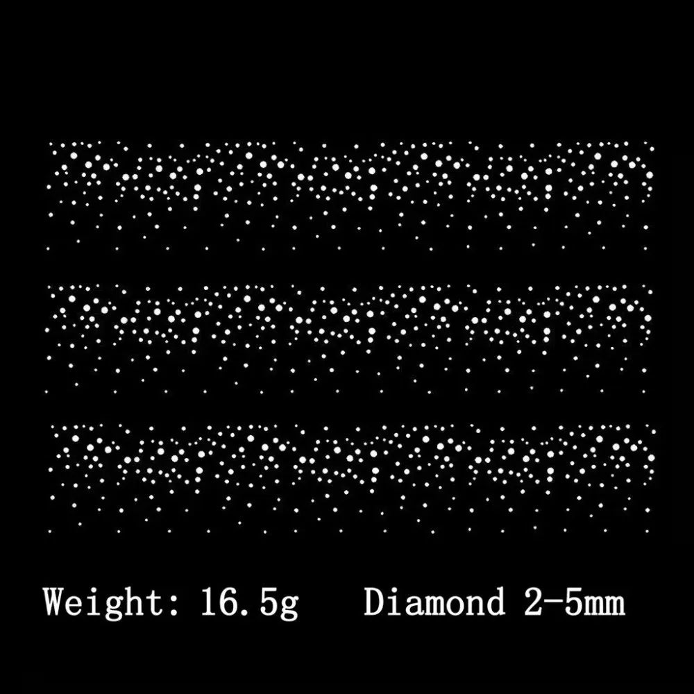 DIY Rhinestone Iron-On Heat Transfer Decal – Sparkle Stripe Iron-On Rhinestone Patch Richie's