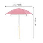 Plant Shade Umbrella 35x27cm – Garden Sun Cover for Plants Garden Shade Umbrella Richie's Pink