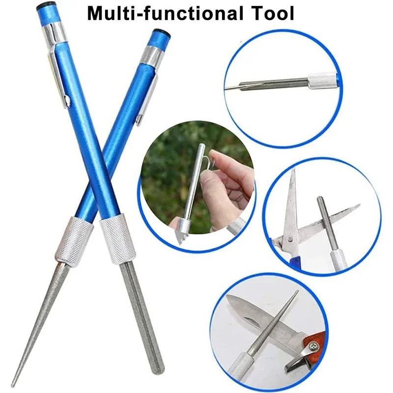 Diamond Pen Hook & Knife Sharpener – Portable Outdoor Tool Hook & Knife Sharpener Richie's