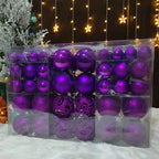 100PCS Christmas Ball Ornaments Set – 8cm, 18 Colors Baubles Christmas Ornament Set Richie's 14