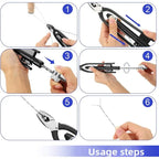Safety Wire Twist Plier + 25ft Wire | High Carbon Steel Tool Wire Twist Plier Richie's