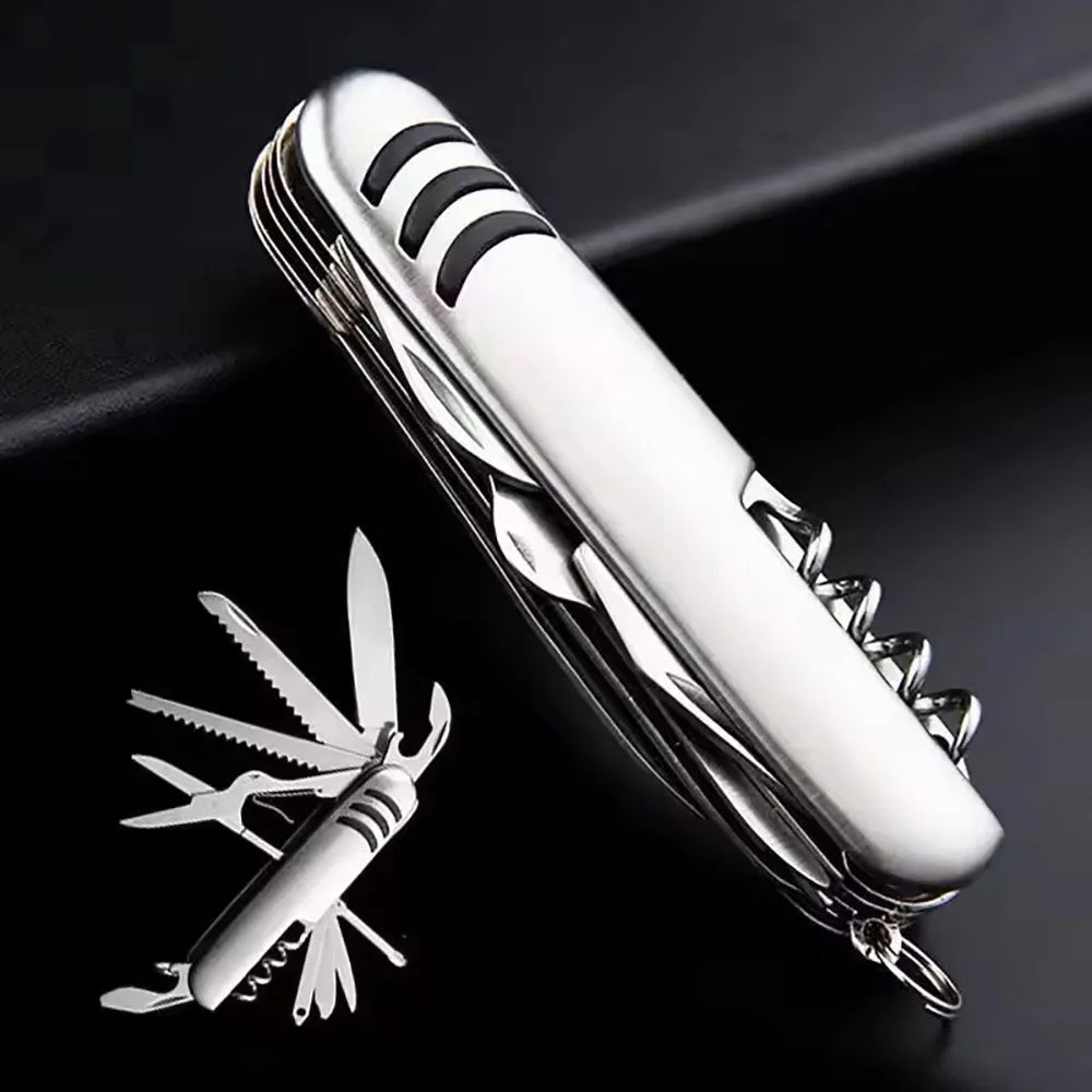 11-in-1 Folding Pocket Multitool Knife – Stainless Steel EDC Folding Multitool Knife Richie's 2 pcs