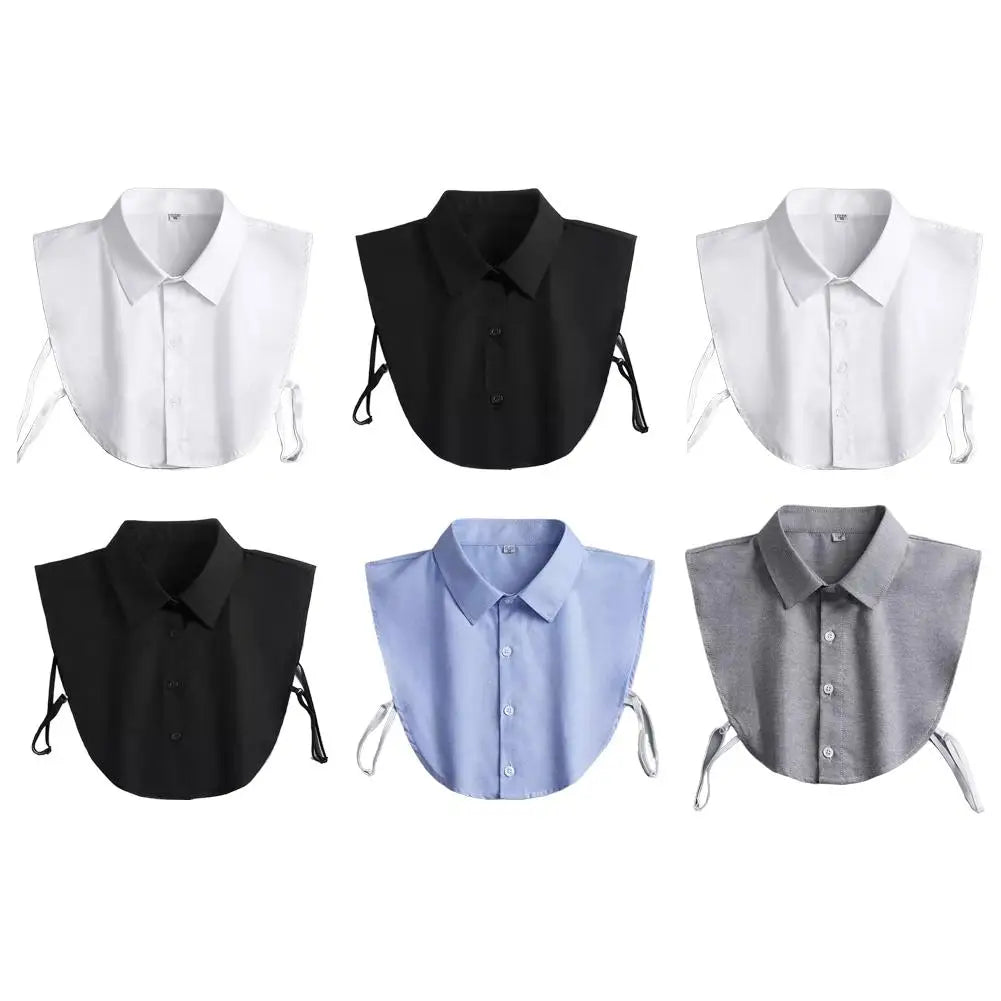 Gray Ruffle Detachable Fake Collar – Versatile Shirt Collar Detachable Collar Richie's