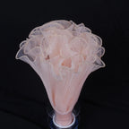 Pearl Wave Lace Mesh Flower Bouquet Wrapping 28cm x 4 Yards