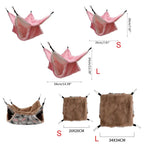 Double-Layer Plush Hammock Nest for Hamsters & Small Pets Small Pet Hammock Richie's