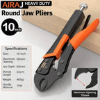 7/9/10" Heavy Duty Locking Pliers Adjustable Vise Grip Clamp Locking Pliers Richie's 10 inch circle
