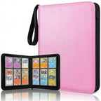 360-Pocket Sports Card Binder Album – Baseball & Football Trading Card Binder Richie's Pink Style C