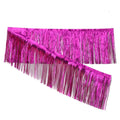 Metallic Foil Tassel Fringe Garland Curtain 30×200cm Party Party Fringe Curtain Richie's Rose Red