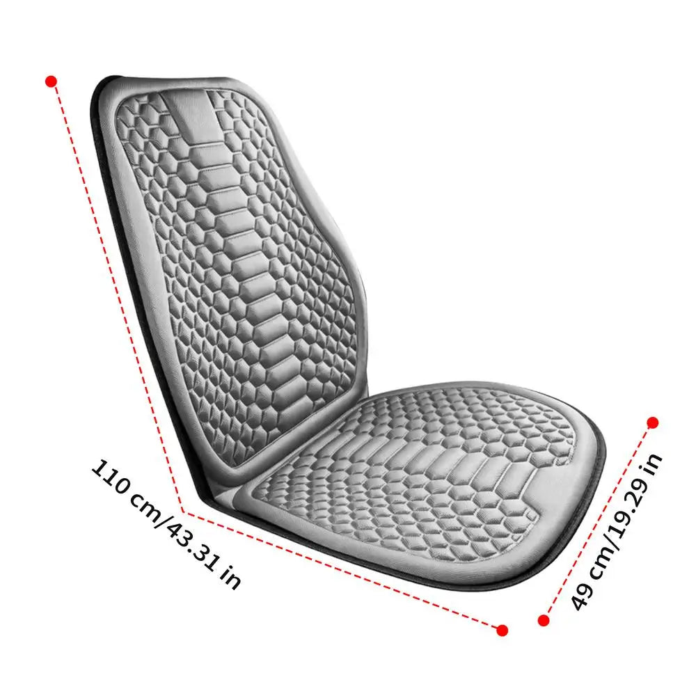Ice Silk Cooling Car Seat Cushion – Breathable Cover Car Seat Cushion Richie's Gray Cotton Spring And Summer