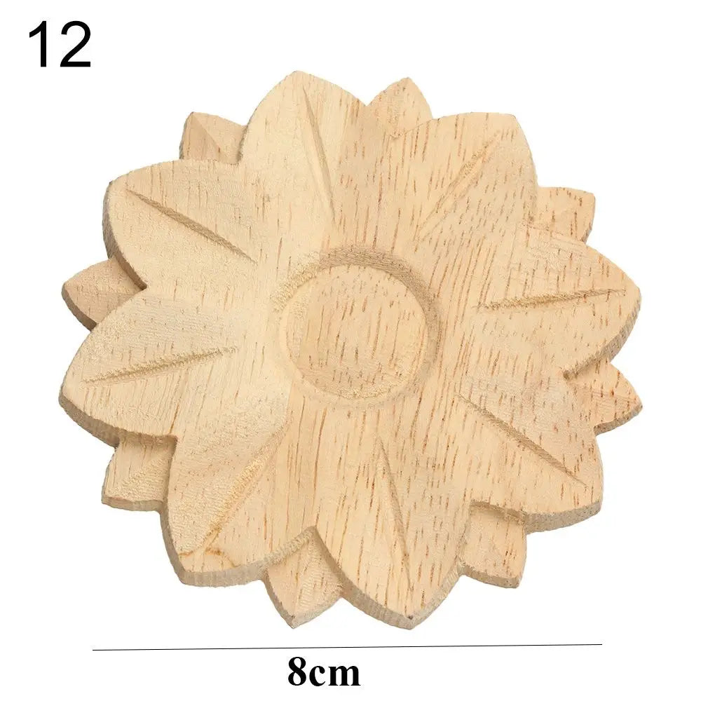 Wood Carved Floral Appliqué – Corner Furniture Frame Decoration Wood Carved Appliqué Richie's 12