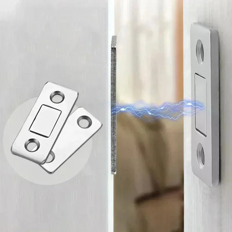 Ultra-Thin Magnetic Cabinet Catches – Adhesive Drawer Door Stopper Magnetic Cabinet Catch Richie's