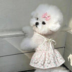 Floral Pet Princess Dress – Lightweight Dog & Cat Vest Pet Dress Richie's