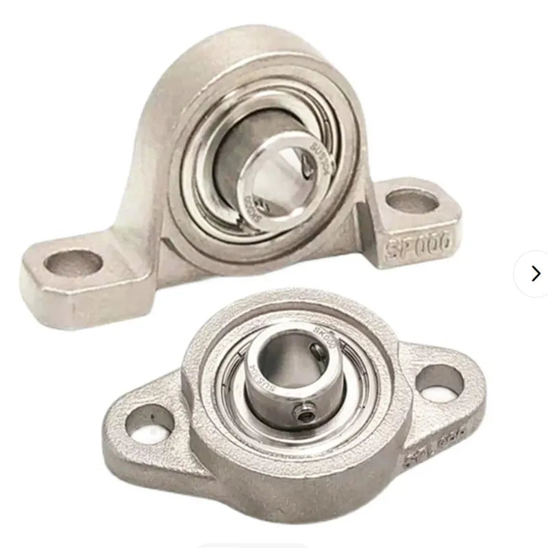 304 Stainless Steel Ball Bearing Pillow Block 10–20mm KP KFL Pillow Block Bearing Richie's