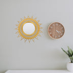 3-Pack Gold Sunburst Round Wall Mirrors – European Style Decorative Wall Mirror Richie's Default Title