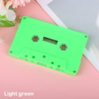 Blank Plastic Cassette Tape Shell – Empty Audio Recording Case Cassette Tape Shell Richie's Light green