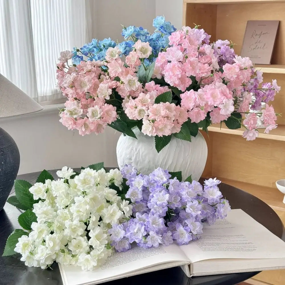 Artificial Jasmine Silk Flower Branch | Multicolor Faux Floral Artificial Flower Branch Richie's