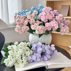 Artificial Jasmine Silk Flower Branch | Multicolor Faux Floral Artificial Flower Branch Richie's