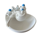 Conch Shell Catchall Bowl Spiral Divider Desktop Organizer Tray Decorative Organizer Tray Richie's Blue