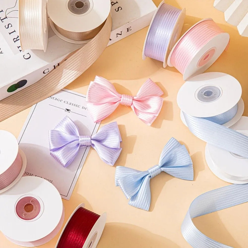 2.5cm Double-Sided Satin Ribbon – DIY Bows & Gift Wrapping Satin Craft Ribbon Richie's