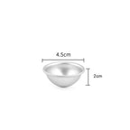 3D Aluminum Ball Mochi Mold – Snowball Cake Pastry Mould Cake & Pastry Mould Richie's 4.5cm