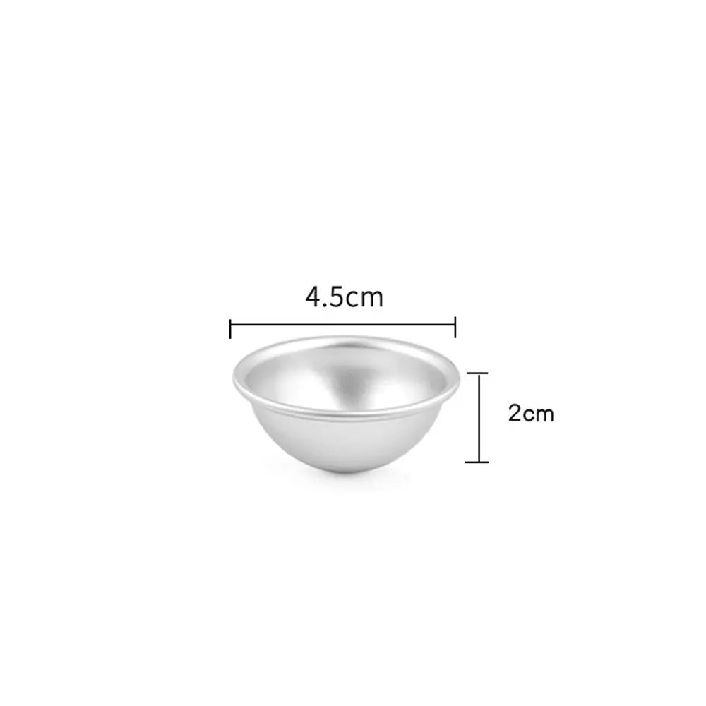 3D Aluminum Ball Mold – Mochi Snowball Cake Pastry Mould Cake & Pastry Mold Richie's 4.5cm