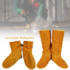 Cow Leather Welding Boot Covers – Flame Resistant Foot Sleeves Welding Boot Covers Richie's
