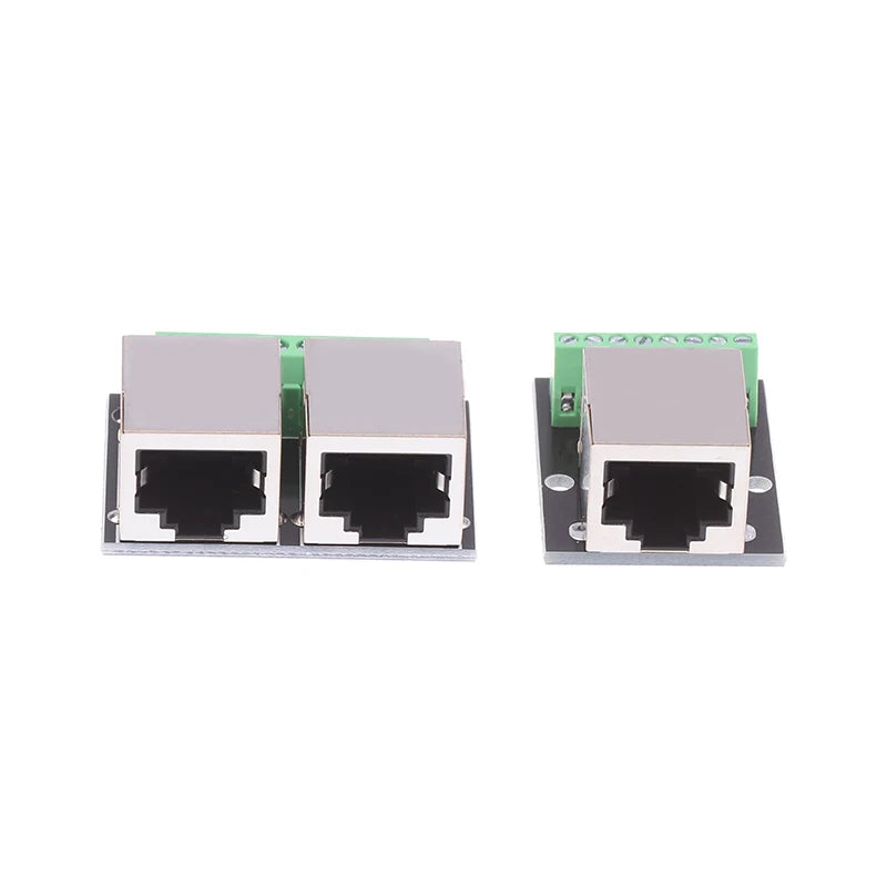 RJ45 Single & Double Female Adapter Board – 8P Network Adapter Network Adapter Board Richie's