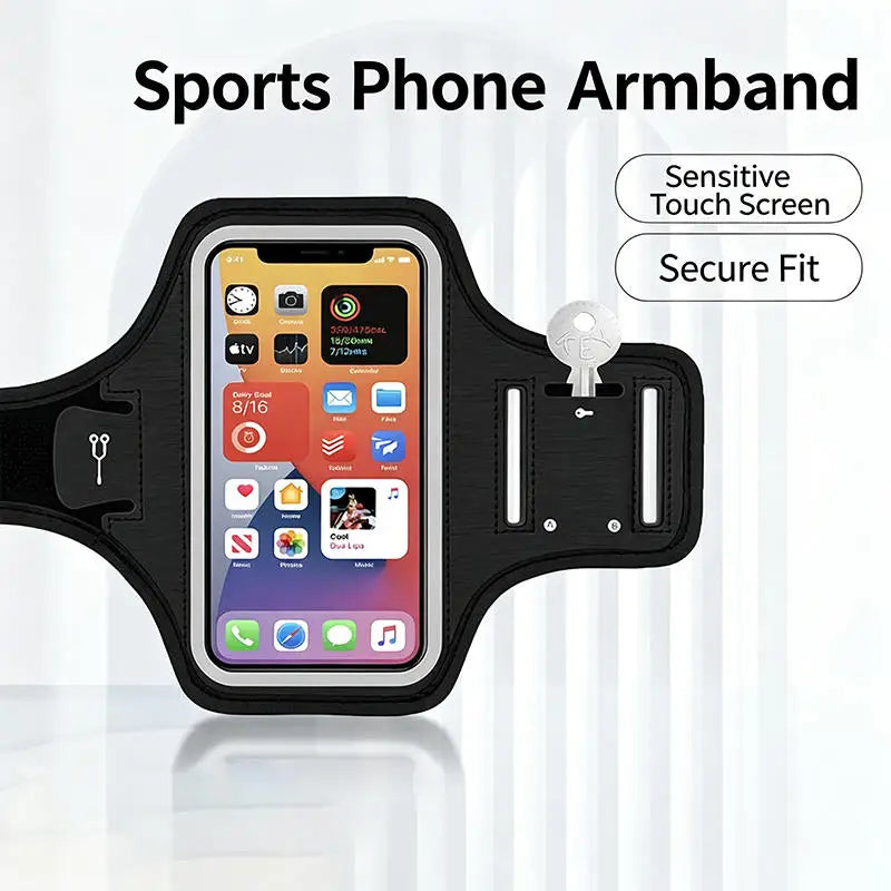Running Sports Phone Armband for iPhone & Samsung Up to 7 Inches Phone Armband Case Richie's